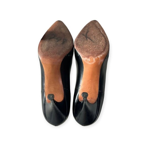 Vintage Christian Dior Roger Vivier Black pumps with perfs. 5.5B, - Picture 10 of 15